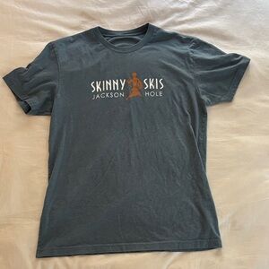 Skinny Skis Jackson Hole Ski Shop T-Shirt